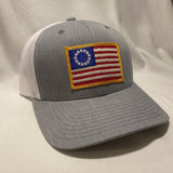 Betsy Ross USA Snapback Trucker Hat Horizon Cap Co 