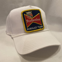 Budweiser Bobsled Team - Vtg Rope hat Rope Hat Horizon Cap Co 