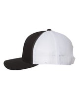 Classic Trucker - Blk/Wht Blank hat Yupoong 