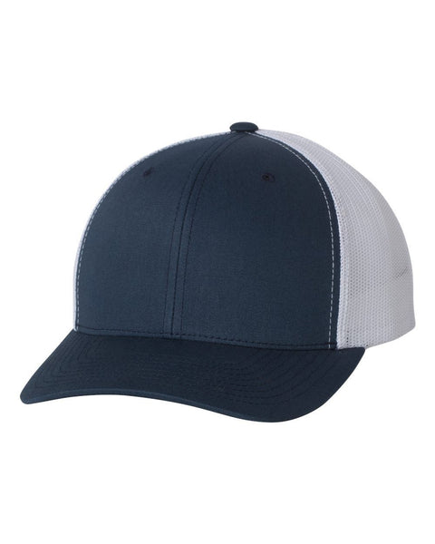 Classic Trucker - Navy/Wht Snapback Trucker Hat Yupoong 