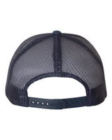 Classic Trucker - Wht/Navy Blank hat Yupoong 