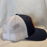 Deep in the Heart - Navy Snapback Trucker Hat Horizon Cap Co 