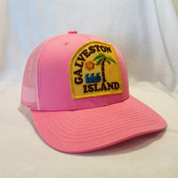 Galveston Island Snapback Trucker Hat Horizon Cap Co 