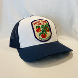 Georgia Peaches Snapback Trucker Hat Horizon Cap Co 