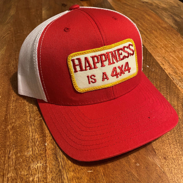 Happiness 4X4 Snapback Trucker Hat Horizon Cap Co 