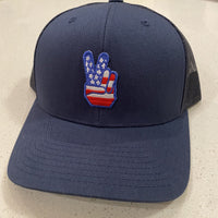 Hippie USA Peace Snapback Trucker Hat Horizon Cap Co 