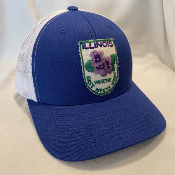 Illinois Violet Snapback Trucker Hat Horizon Cap Co 