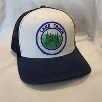 Lake Tahoe Mountains Snapback Trucker Hat Horizon Cap Co 