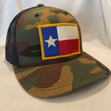 Lone Star State - Camo Snapback Trucker Hat Horizon Cap Co 