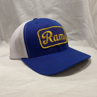 Retro Rams Snapback Trucker Hat Horizon Cap Co 