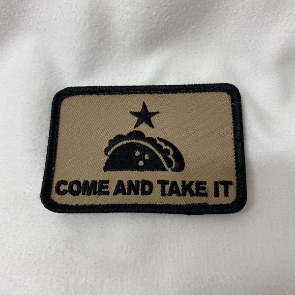 Tacos- Come and Take It Patch Horizon Cap Co 