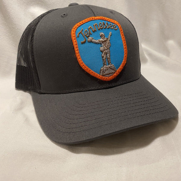 Tennessee - Charcoal Snapback Trucker Hat Horizon Cap Co 