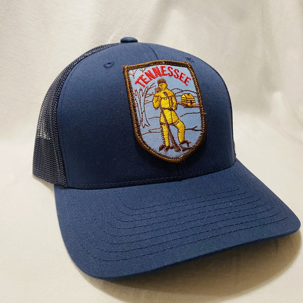 Tennessee - Navy Davy Snapback Trucker Hat Horizon Cap Co 