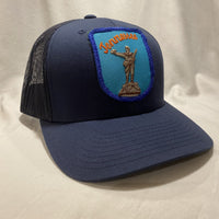 Tennessee - Navy/Blue Snapback Trucker Hat Horizon Cap Co 