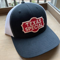 Texas Special (Frisco Railroad) Snapback Trucker Hat Horizon Cap Co Black 