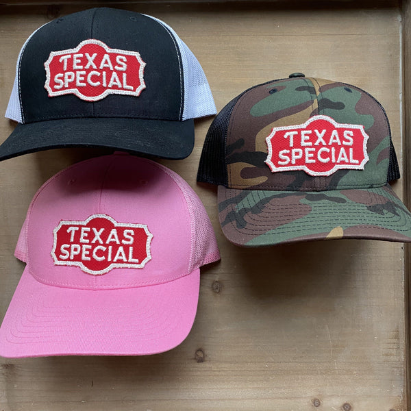 Texas Special (Frisco Railroad) Snapback Trucker Hat Horizon Cap Co 